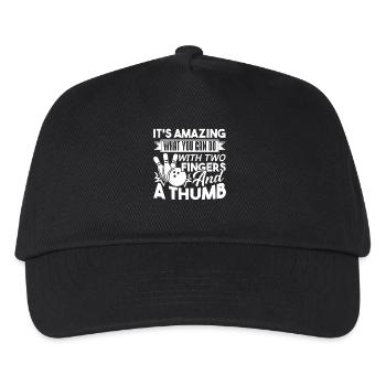 Bowling Is Amazing - Kids’ Baseball Cap - black - Front