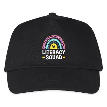 Bookworm Reading Primary School Teacher - Kids’ Baseball Cap - black - Front