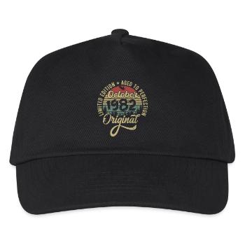 oktober 1982 Jahrestag oktober 1982 oktober - Kinder Basecap - Schwarz - Vorne