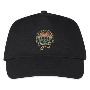 oktober 1991 Jahrestag oktober 1991 oktober - Kinder Basecap - Schwarz - Vorne