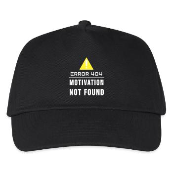 Motivation nicht gefunden - Kinder Basecap - Schwarz - Vorne