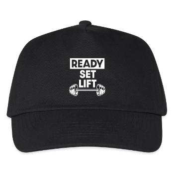 Ready Set Lift - Kinder Basecap - Schwarz - Vorne