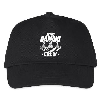 Retro Gaming Crew Gamer - Kids’ Baseball Cap - black - Front