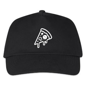 Pizza icon - Kids’ Baseball Cap - black - Front
