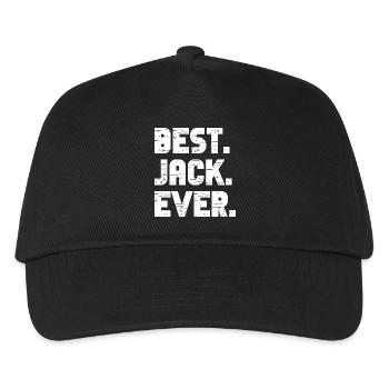 Best Jack Ever Gift Saying - Kids’ Baseball Cap - black - Front