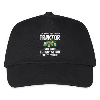 Yes, that's my tractor You're not allowed to drive - Kids’ Baseball Cap - black - Front
