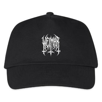 Lieblingsstadt Weimar Black Metal Art - Kinder Basecap - Schwarz - Vorne