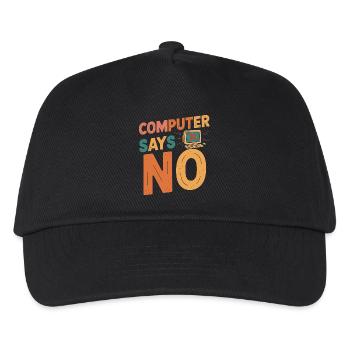 Rétro Computer dit non - Casquette de baseball Enfant - noir - Devant