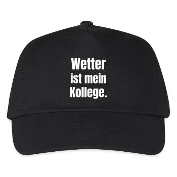 La météo est mon collègue - Casquette de baseball Enfant - noir - Devant