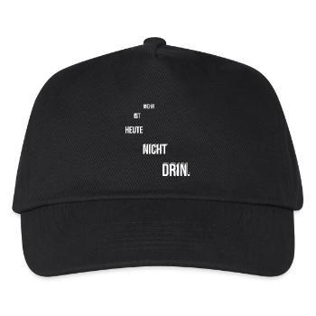 More is not possible today - Kids’ Baseball Cap - black - Front