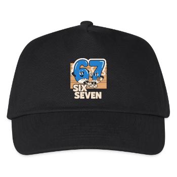 67 Six Seven meme Sauna Spa - Italian Lust - Kids’ Baseball Cap - black - Front