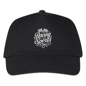Racing Sport Motorsport - Kinder Basecap - Schwarz - Vorne