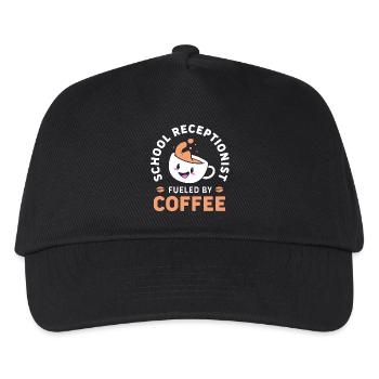 Receptionist School Receptionist - Kids’ Baseball Cap - black - Front