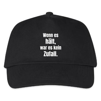 Si elle tient, ce n’était pas un hasard - Casquette de baseball Enfant - noir - Devant