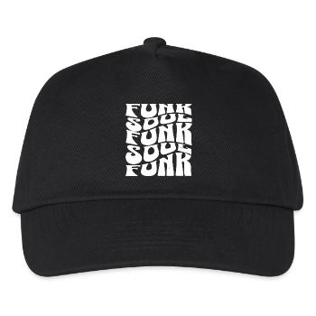 Funk and Soul Music Bold Typography  - Kids’ Baseball Cap - black - Front