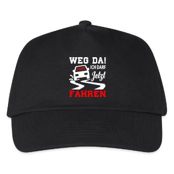 Driving License 2026 Driving Test Driving License Test - Kids’ Baseball Cap - black - Front