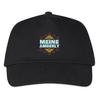 Maedchen Amberly - Kinder Basecap - Schwarz - Vorne
