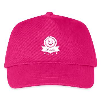 Lööli EMBLEM - Kinder Basecap - Fuchsia - Vorne