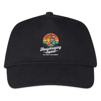 Conception de nettoyage amusante - Casquette de baseball Enfant - noir - Devant
