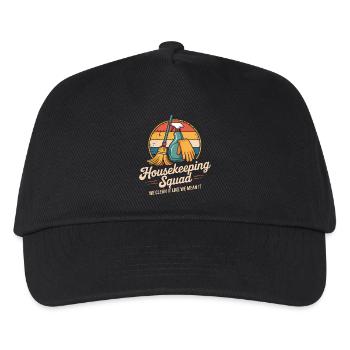 Conception de nettoyage amusante - Casquette de baseball Enfant - noir - Devant