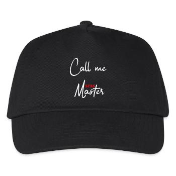 Master Abschluss Promotion Sponsion 2026 - Kinder Basecap - Schwarz - Vorne