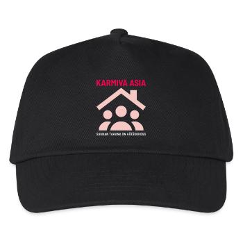 THE CREEPY THING BEHIND THE SAUNA - Kids’ Baseball Cap - black - Front