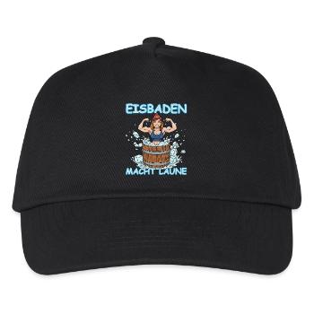 Eisbaden Für Damen - Kids’ Baseball Cap - black - Front