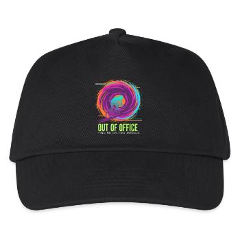 Two Wheels Neon Escape - Kids’ Baseball Cap - black - Front
