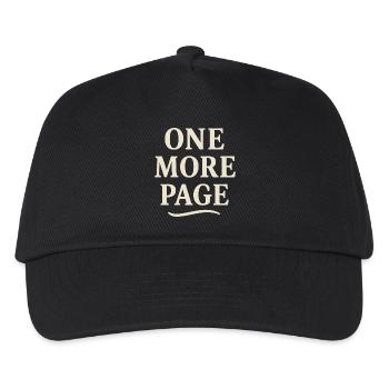Another Page - Kids’ Baseball Cap - black - Front