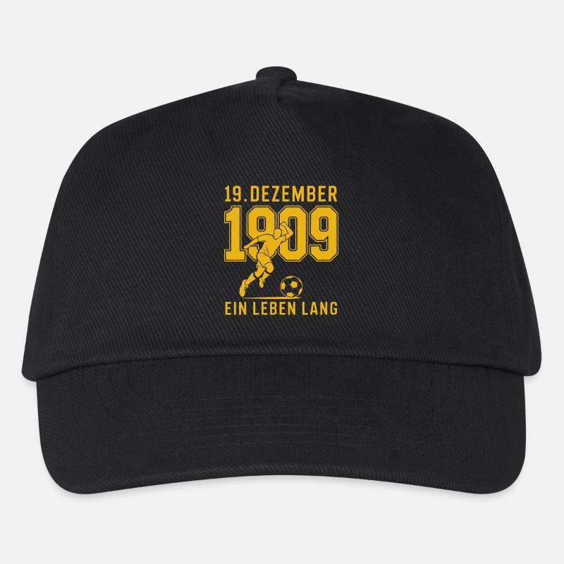Dortmund 19. Dezember 1909 Fußball - Kinder Basecap - Schwarz