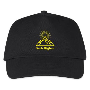 Seek Higher Summit Glow - Kids’ Baseball Cap - black - Front