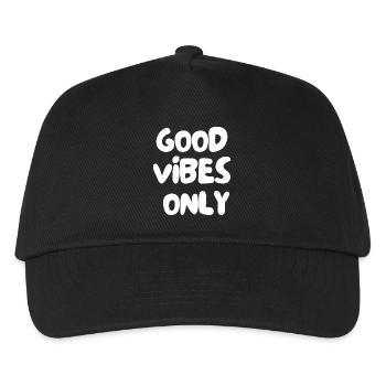 positive energy - Kids’ Baseball Cap - black - Front