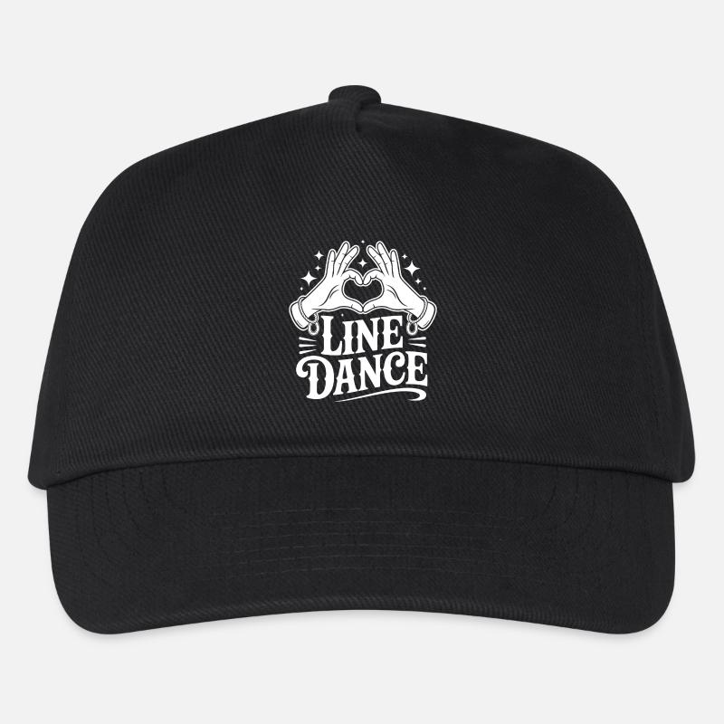 Line Dance Liebe - Kinder Basecap - Schwarz