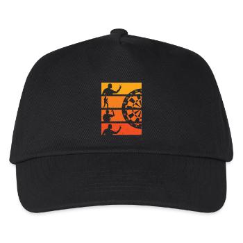 Fléchette Battement De Cœur Joueur Fléchette Darts - Casquette de baseball Enfant - noir - Devant
