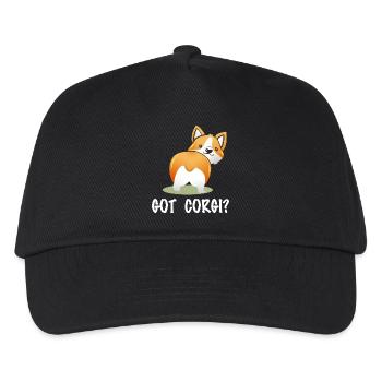 T’as des Corgi ? Corgi-Po espiègle - Casquette de baseball Enfant - noir - Devant