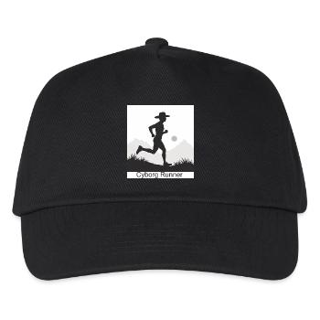 Cyborg Runner - Kids’ Baseball Cap - black - Front