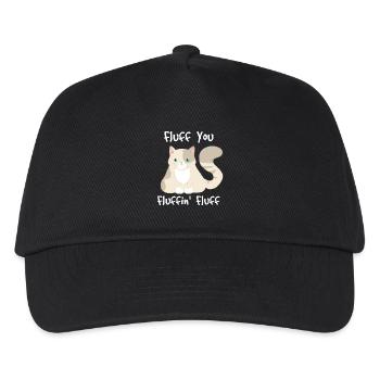 Te gonfler, fluffin fluffin - Chat - Design drôle - Casquette de baseball Enfant - noir - Devant