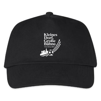 Kleines Dorf. Große Bühne. - Kinder Basecap - Schwarz - Vorne