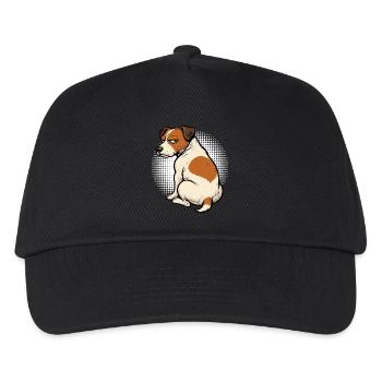 Jack Russel terrier Jacky propriétaire de Jack Russel - Casquette de baseball Enfant - noir - Devant