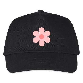 Pastel Flower Central Flower - Kids’ Baseball Cap - black - Front