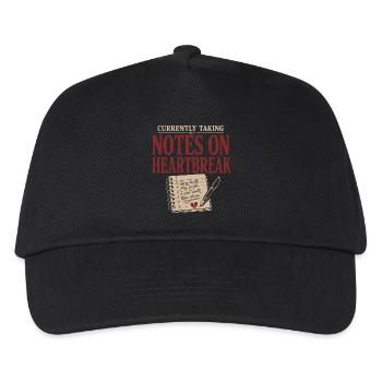 Poetcore Poet Poesie Dark Academia Geschenk - Kinder Basecap - Schwarz - Vorne