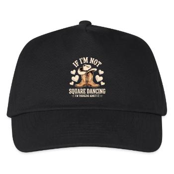 Square Dancing Square Dancer Gift - Kids’ Baseball Cap - black - Front