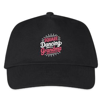 Square Dancing Granny Square Dance Gifts - Kids’ Baseball Cap - black - Front