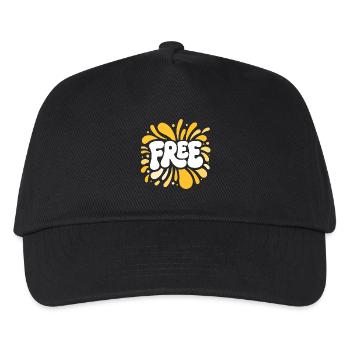 Liberty in Pop Yellow Shards - Kids’ Baseball Cap - black - Front