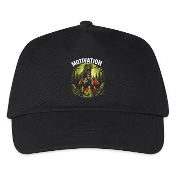 Running Motivation - Kids’ Baseball Cap - black - Front