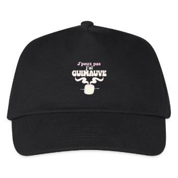 J'peux pas j'ai GUIMAUVE - Casquette de baseball Enfant - noir - Devant