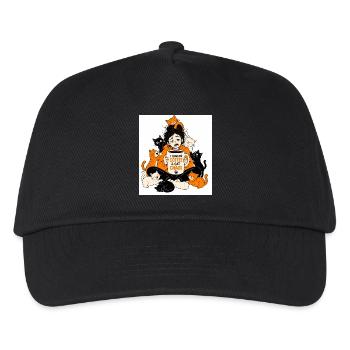 Cat Mom Coffee Survival - Kids’ Baseball Cap - black - Front