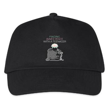 Paix intérieure avec un adolescent - Casquette de baseball Enfant - noir - Devant