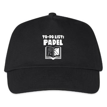 To_Do_List_Padel - Kids’ Baseball Cap - black - Front