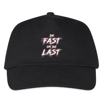 dirt track racing - Kids’ Baseball Cap - black - Front